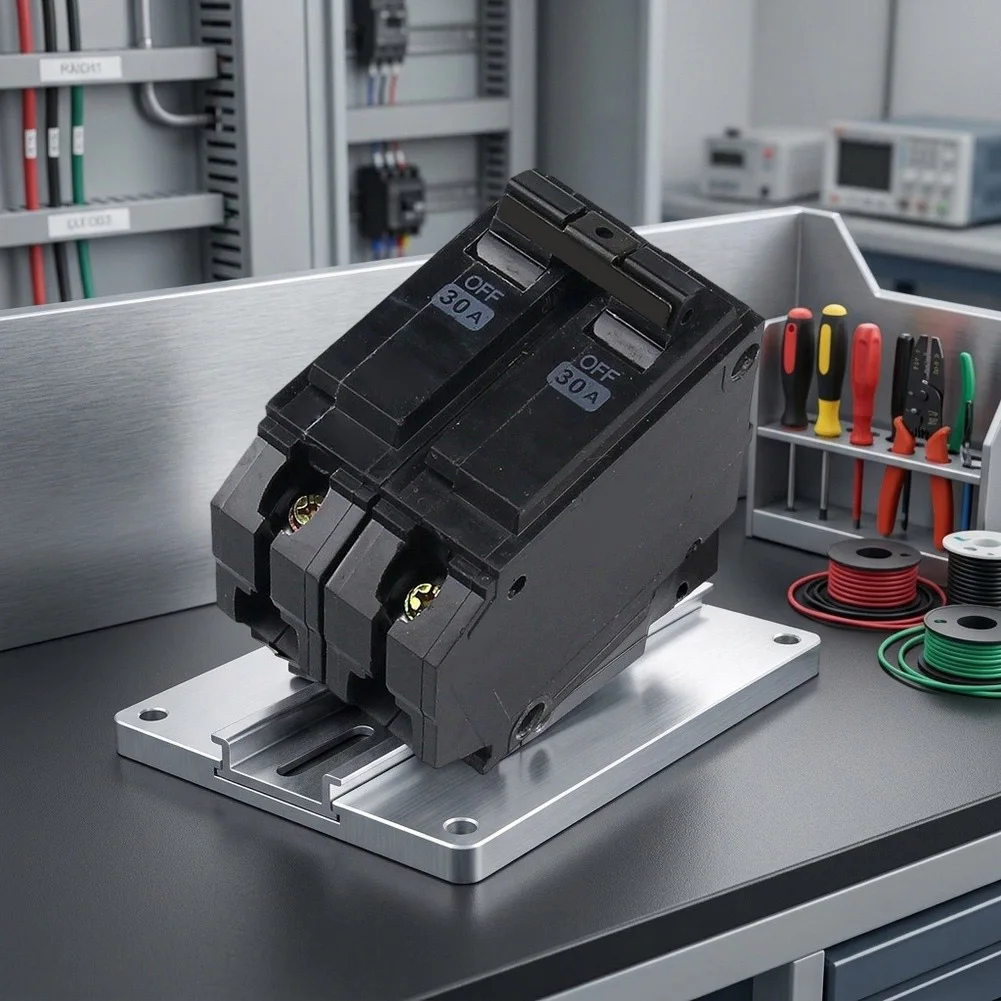 Miniature Circuit Breaker 2P for AC 230V Networks with 20A 30A 50A 60A Current Ratings for Lighting and Socket Circuits