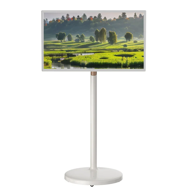 

Прочный 32-дюймовый интеллектуальный светодиодный ЖК-телевизор для наружных строительных площадок, белый шкаф, HDTV высокой четкости для Worksite Break Room News