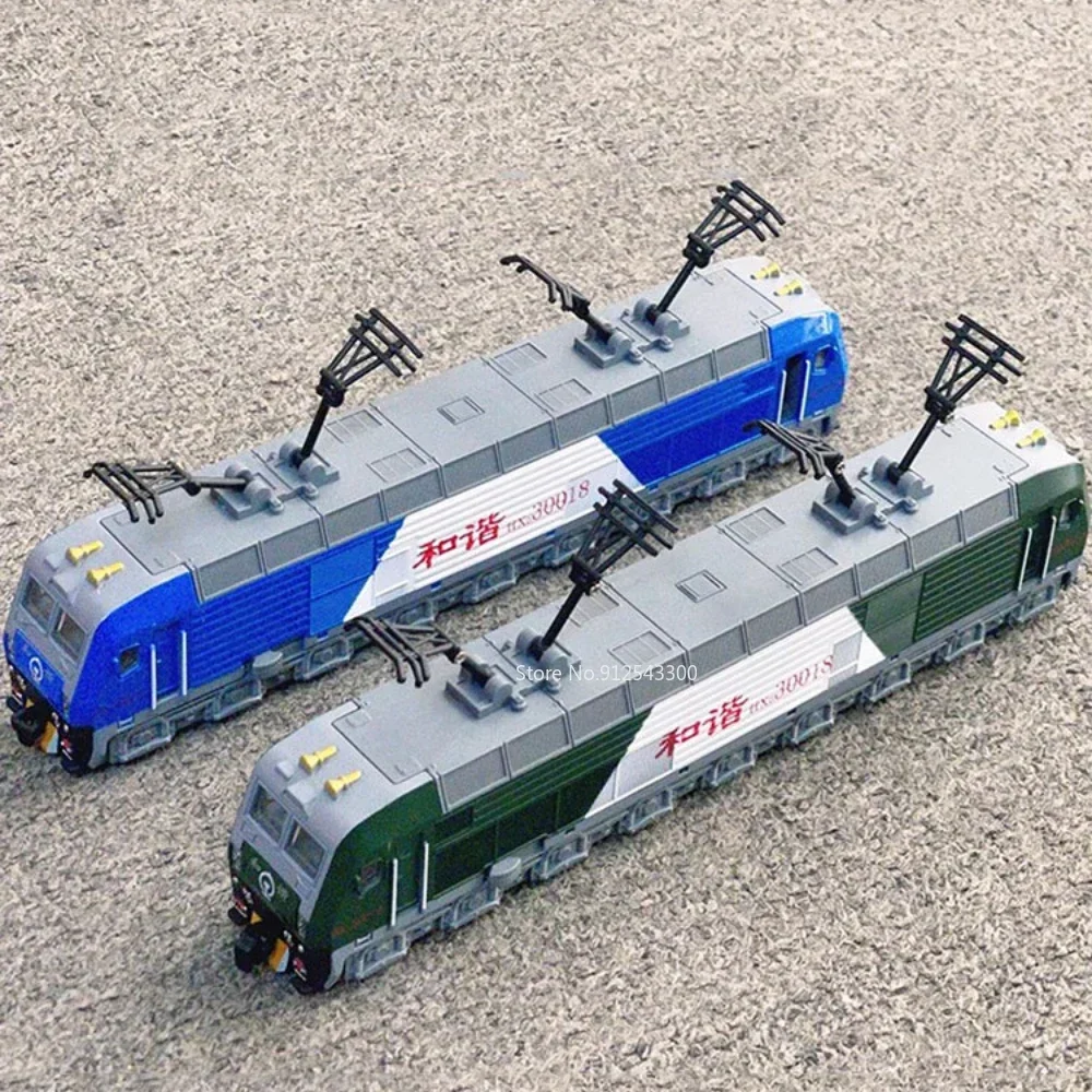 

1:87 Scale DONGFENG HEXIE Train Model Toy Alloy Diecast Light Music Electric Diesel Locomotive Retro Models Collection Gift Boys