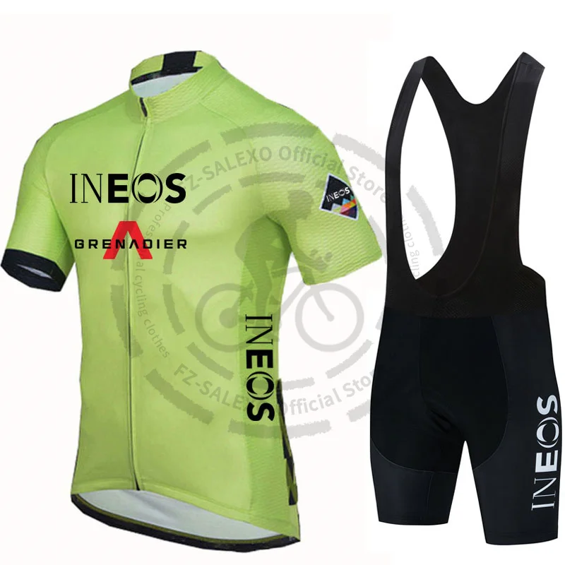 

INEOS Cycling Jersey 19D Bib Set 2025 Summer Men MTB Uniform Bicycle Clothing Quick Dry Bike Clothes Short Sleeve Cycling Wear
