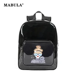 Cartoon Jelly PVC Women's Backpacks Large Water Resistant Travel Daypack Fashion Capacity Casual Daily Bag 