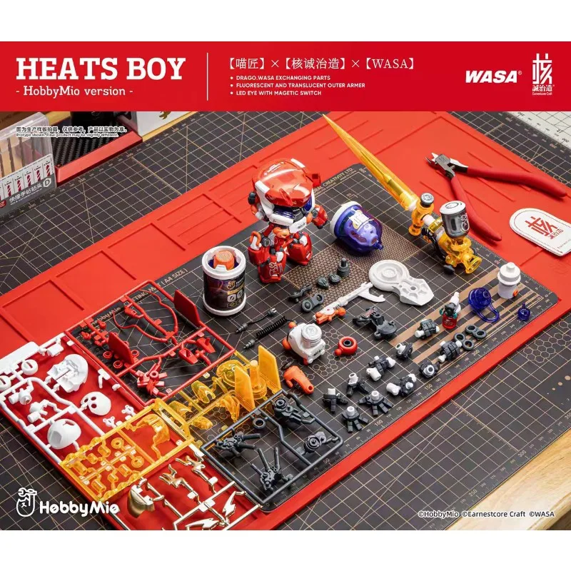 Earnestcore Craft Oryginalny mechanizm Earnestcore Gotowy produkt Seria Trójstronna wspólna edycja limitowana Ruchomy model gorącego sera