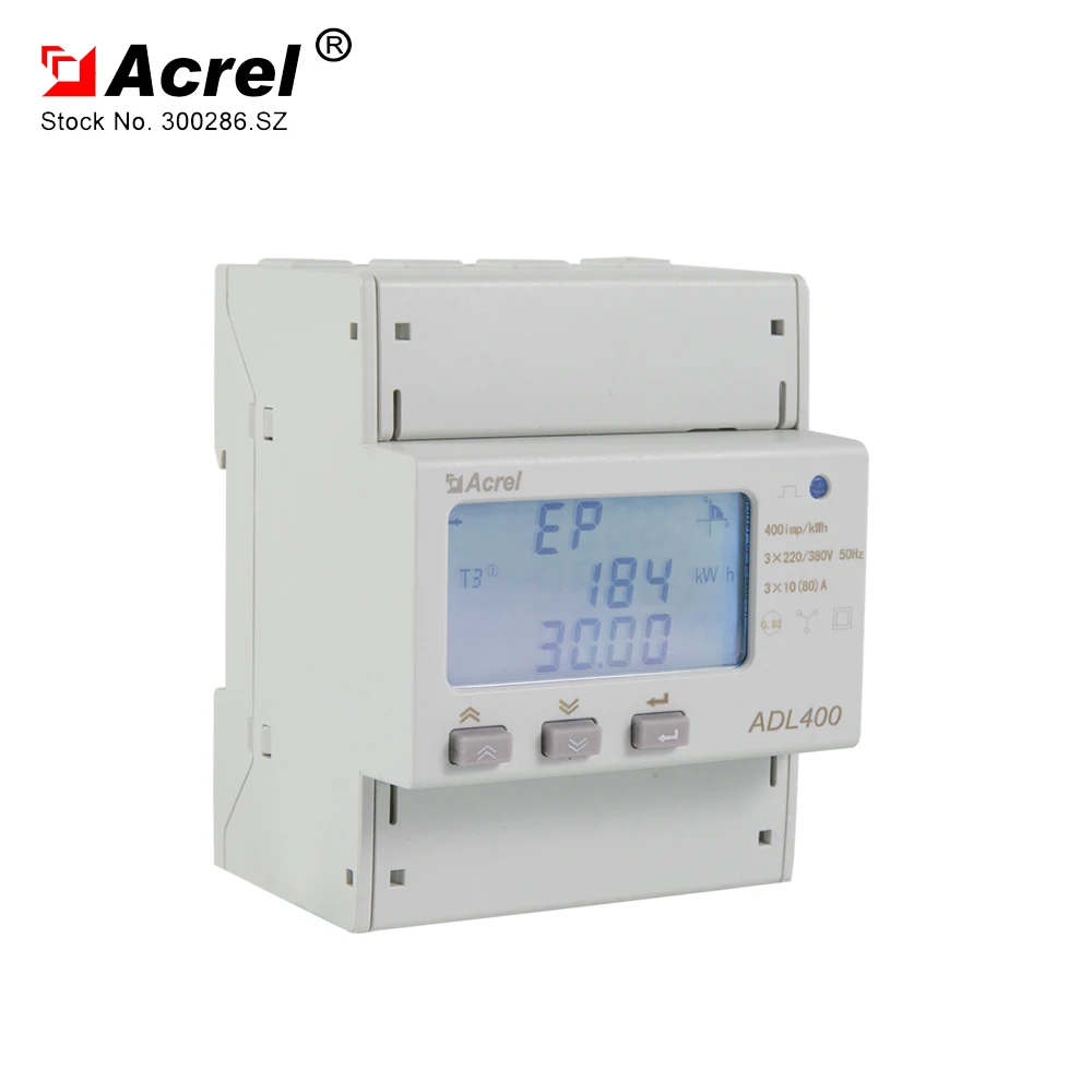 

2025 ADL400 Three Phase Energy Meter RS485 10(80)A for AC EV Charging Pile MID Certified