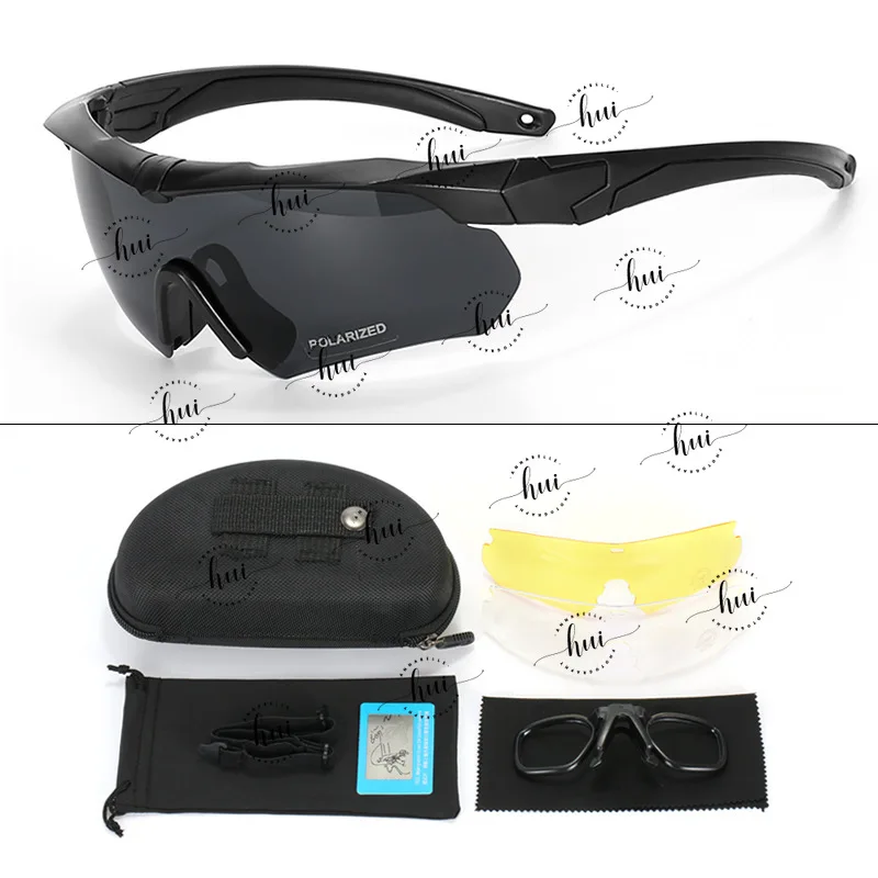 Crossbow Tactical Glasses Military Fan Shooting Bulletproof Goggles Outdoor Sports Windproof Mirror