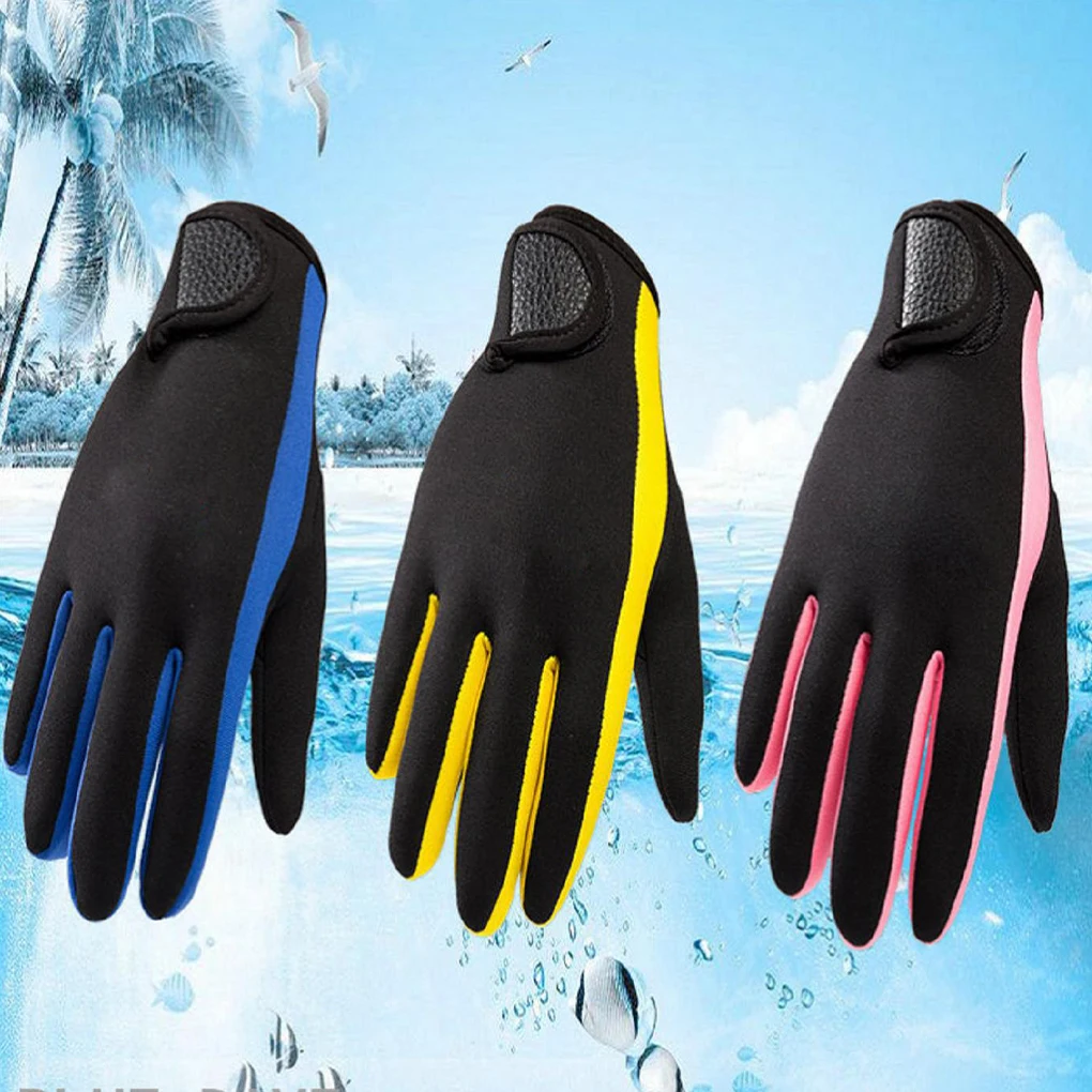 Diving Gloves Winter Swimming Cold Proof Protection Anti-skid Mittens