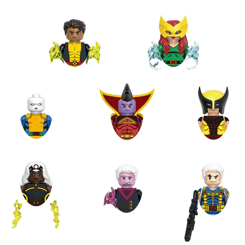 

G0170 Cable Jean Grey Storm Sunspot Bastion Gladiator Morph Building block boy birthday toy