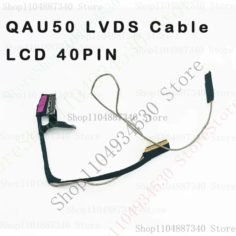 Qzc novo cabo lcd para laptop para hp envy6 envy 6-1006sa envy 4 envy 4-1000 qau50 lvds cabo p/n dc02c003g00686592 -001