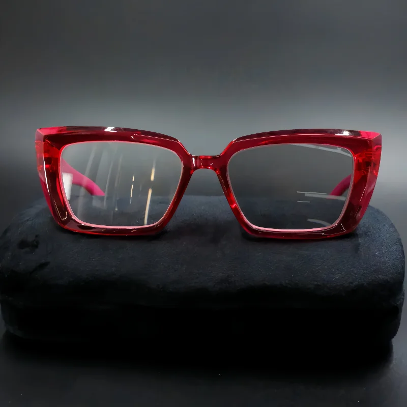 Fashion Photochromic Myopia Glasses Women's INS Style Retro Individuality Square Frame Minus Diopter Eyeglasses Eye Protection