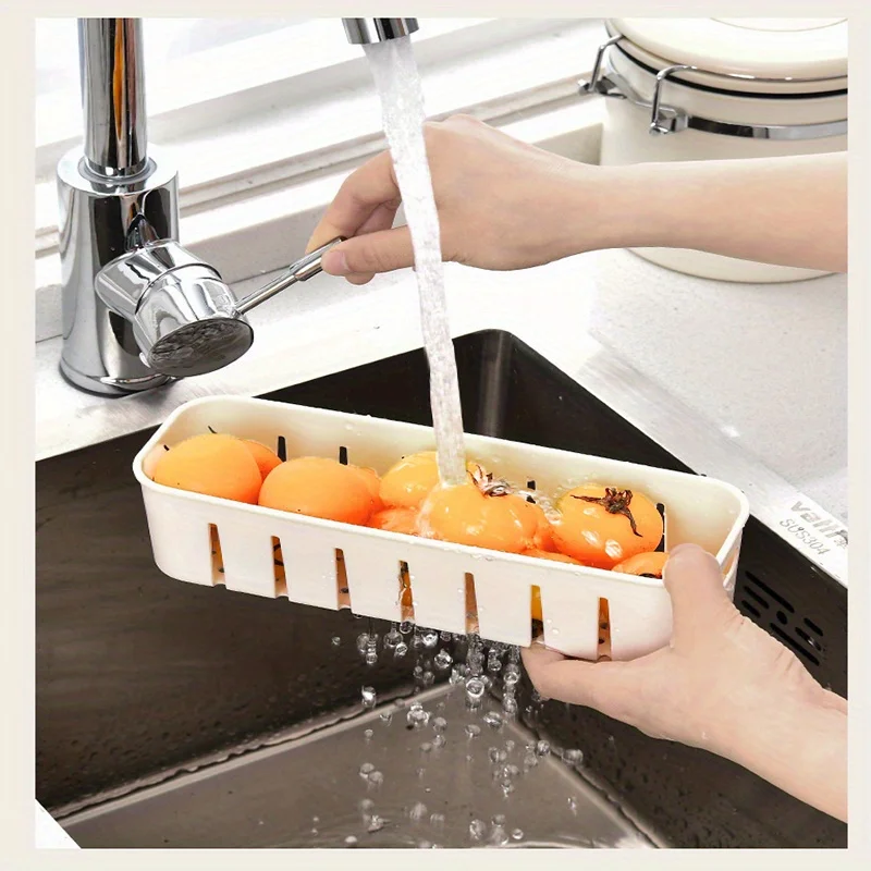 Transparent Refrigerator  Box With Lid And Drain Basket, Fresh Vegetable Fruit Organizer Bins, Kitchen Supplies For Food Preserv