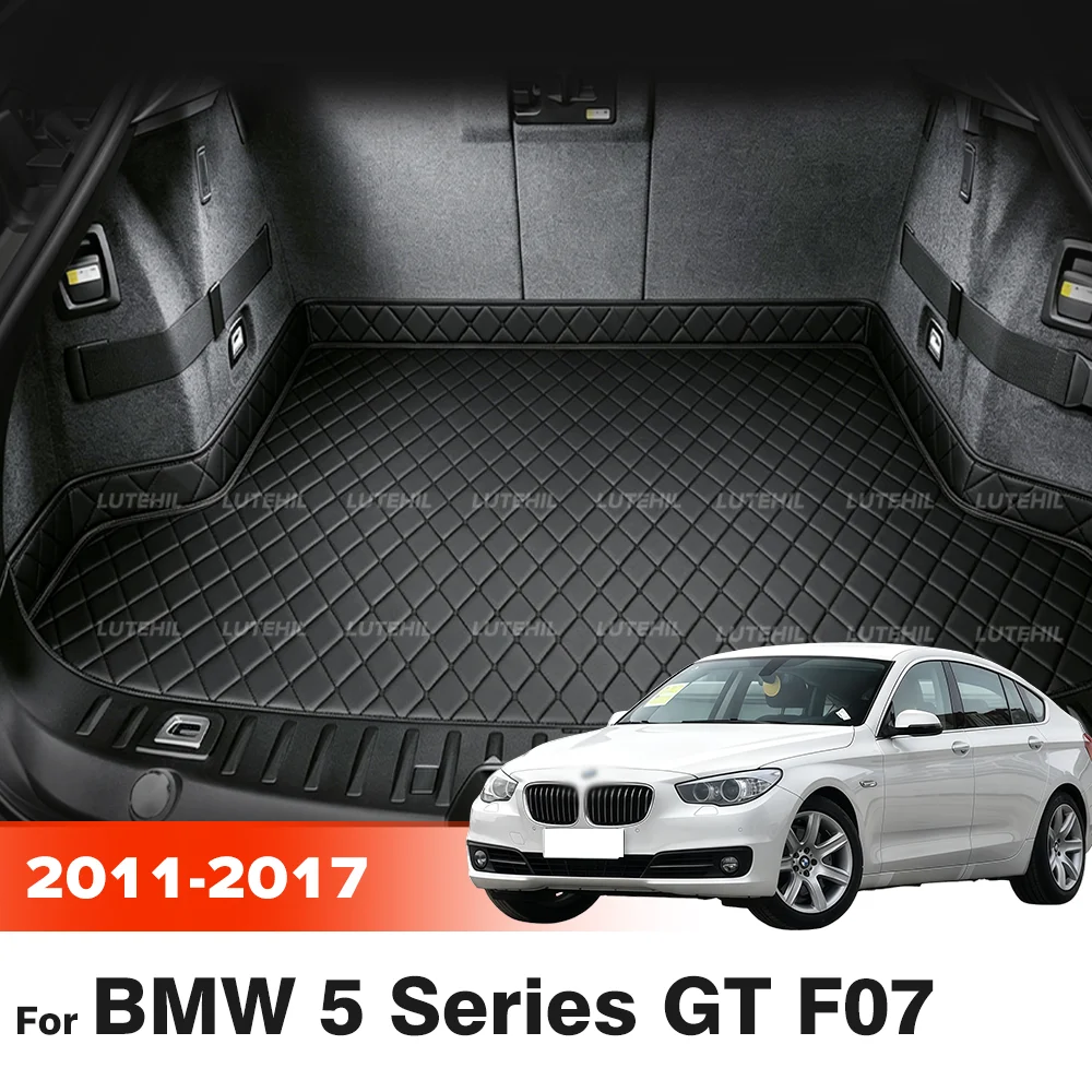Car Trunk Mat For BMW 5 Series GT F07 2011-2017 16 15 14 13 12 Cargo Liner Protective Waterproof Cargo Mat Interior Accessories
