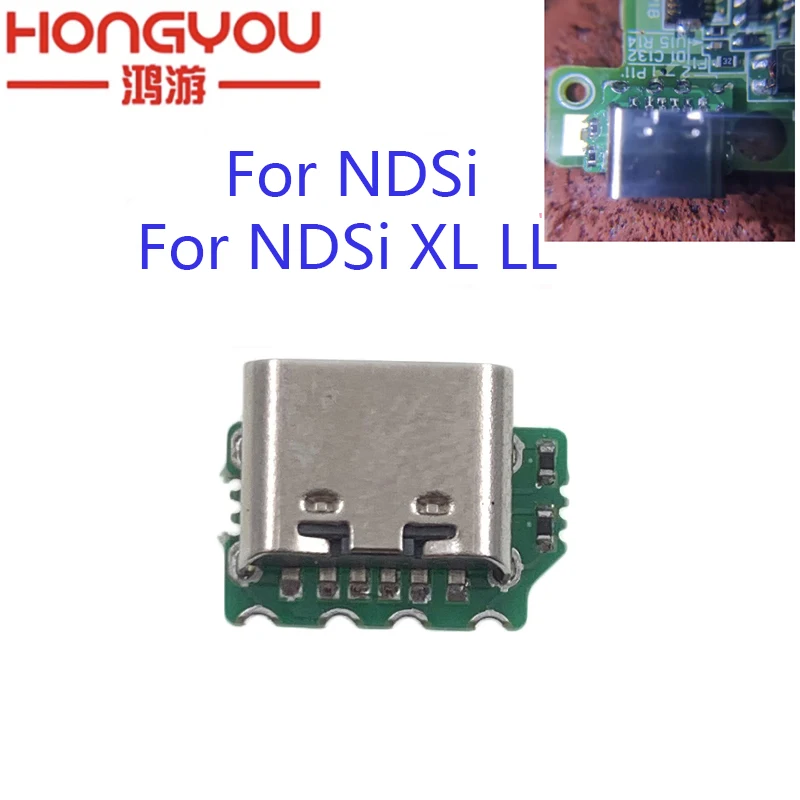 1–10 Stück USB-C-Ersatz-Ladeanschluss für Nintendo NDSi NDSi XL LL, Konvertieren in USB-C-Mod, USB-Typ-C-Ladebuchse