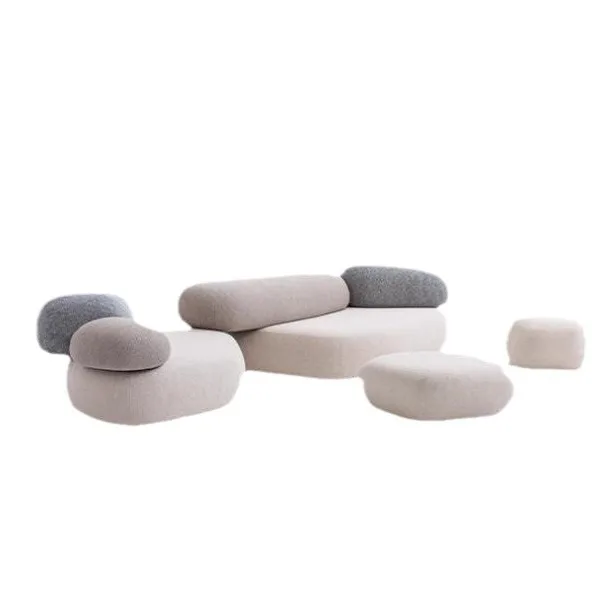 

Pebble head sofa special-shaped combination