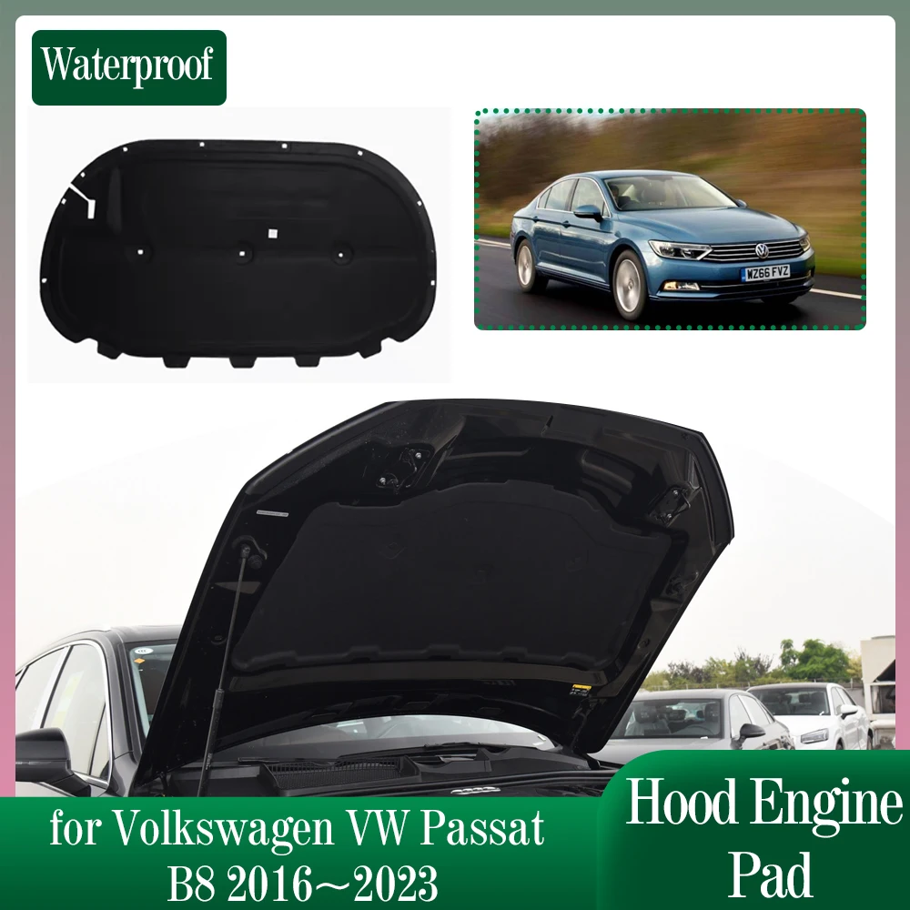 

Car Hood Engine Insulation for Volkswagen VW Passat B8 2016~2023 2017 2018 Soundproof Heat Cotton Pad Liner Cover Mat Accessorie