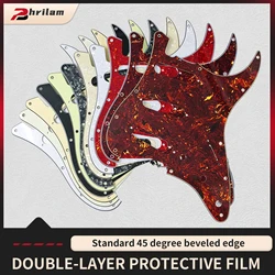 PHRILM SSS11hole ST electric guitar guard,3Layer StPickguard with Aluminum Foil Shield - Fits American/Mexican Standard ST