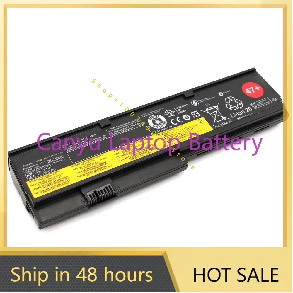 For Lenovo ThinkPad X200 X200S X201 X201S X201I Series 42T4834 45N1171 42T4535 42T4543 42T4650 5800mAh 63Wh  Laptop battery