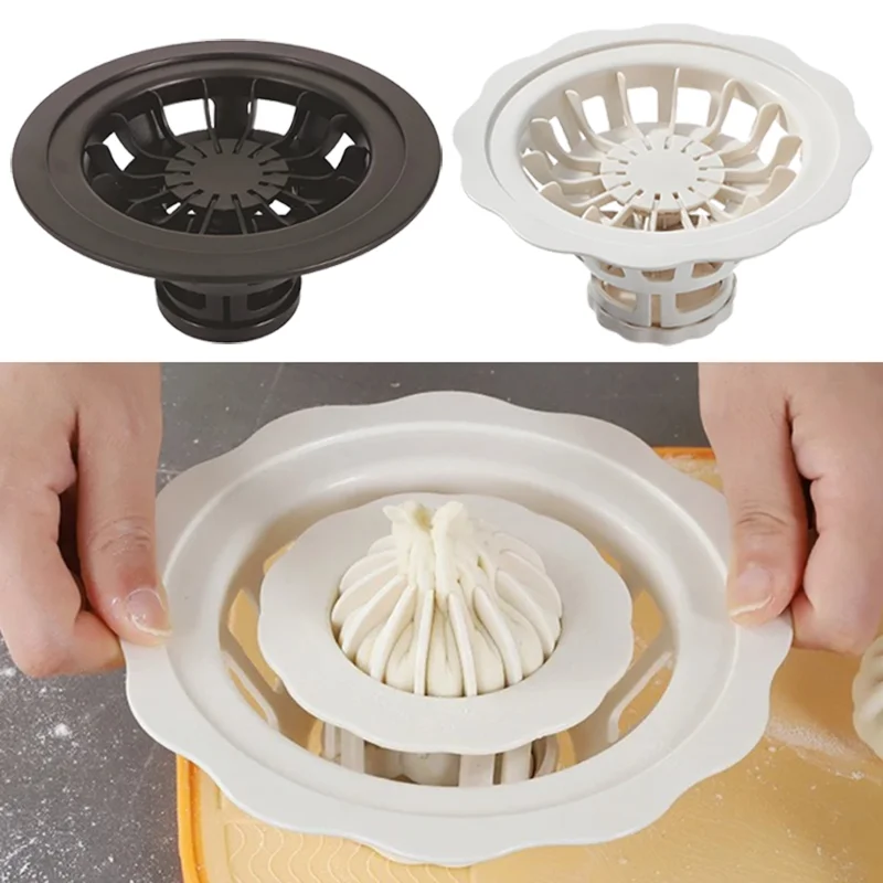 DIY Pastry Pie Dumpling Making Mould Flower Shaped Bun & Dumpling Machine Kitchen Simple Homemade Buns Mold Baking Pastry Tools