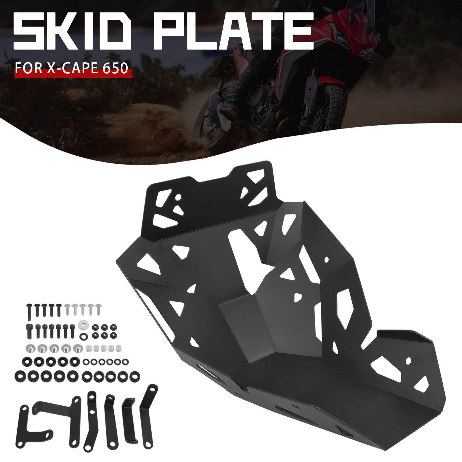 

For Moto Morini X-Cape 650 650X 2022-2024 XCape Under Engine Frame Protection Base Chassis Cover Skid Plate Belly Pan Protector