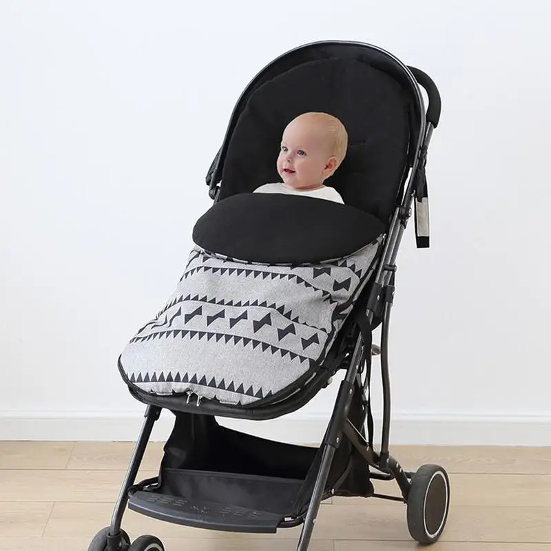 Saco de dormir para cochecito, saco de dormir a prueba de viento para cochecito de niño pequeño, saco de dormir con forro polar desmontable para exteriores para niños pequeños