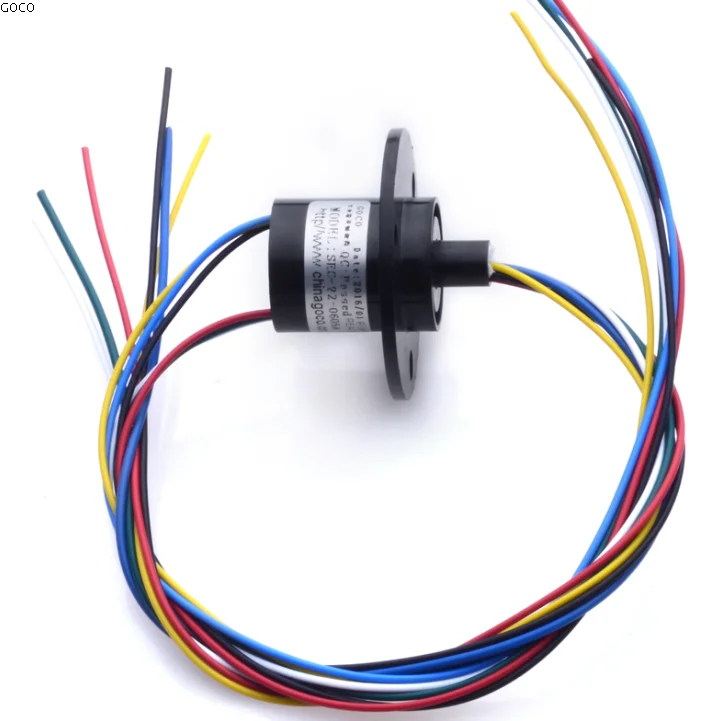 2/3/4/6/8/12 Channels 5A Slip Ring 22mm Rotate Connector Slip Rings Conductive Slip Ring