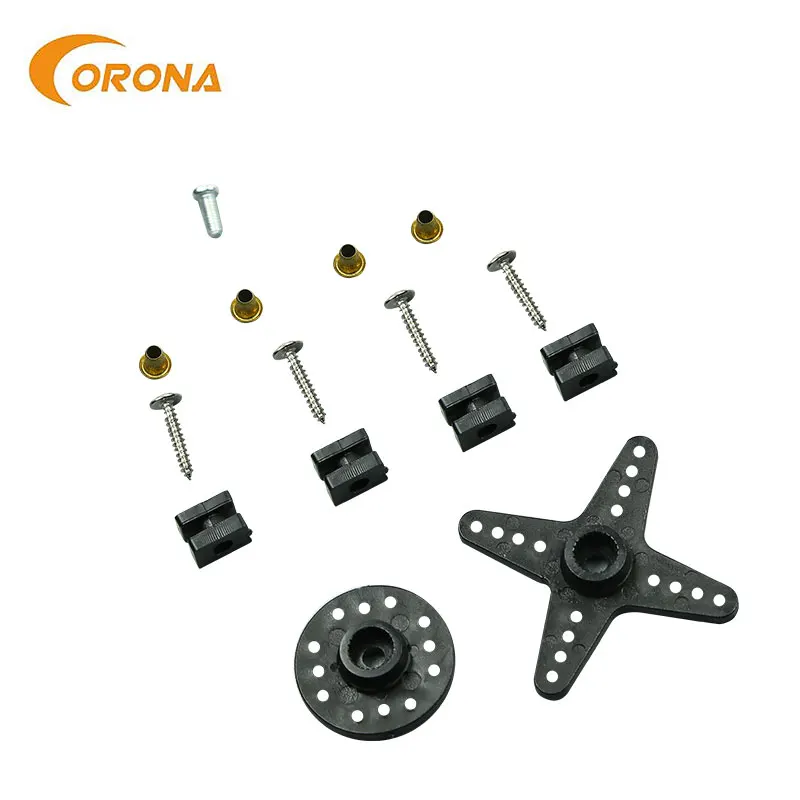 4 Stück Corona DS538MG Digitaler Servo mit Metallgetriebe, 58 g, 7,0 kg.cm/0,14 Sek. für RC-Steuerung, Flugzeug-, Hubschrauber- und Automodellbau – Detail 5