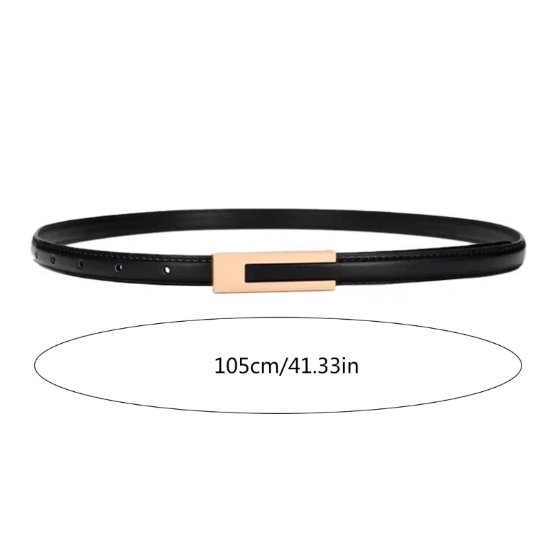 Fashion Teen Skinny Waist Belt Adjustable Buckle Thin Waist Belt for Dress Shirt Dropsale