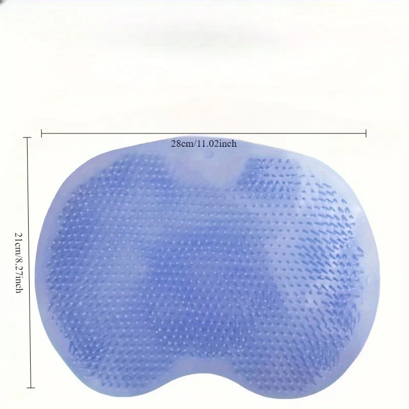1pc Lazy Person's Bath Brush Foot Mat with Massage Pad, Anti-Slip Shower Mat