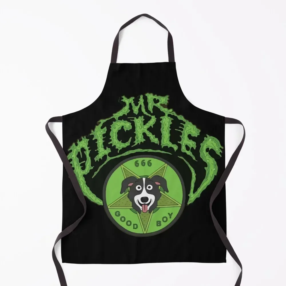 

Mr. Pickles Apron beauty master christmas decoration Kitchen on the wall Customizable Apron