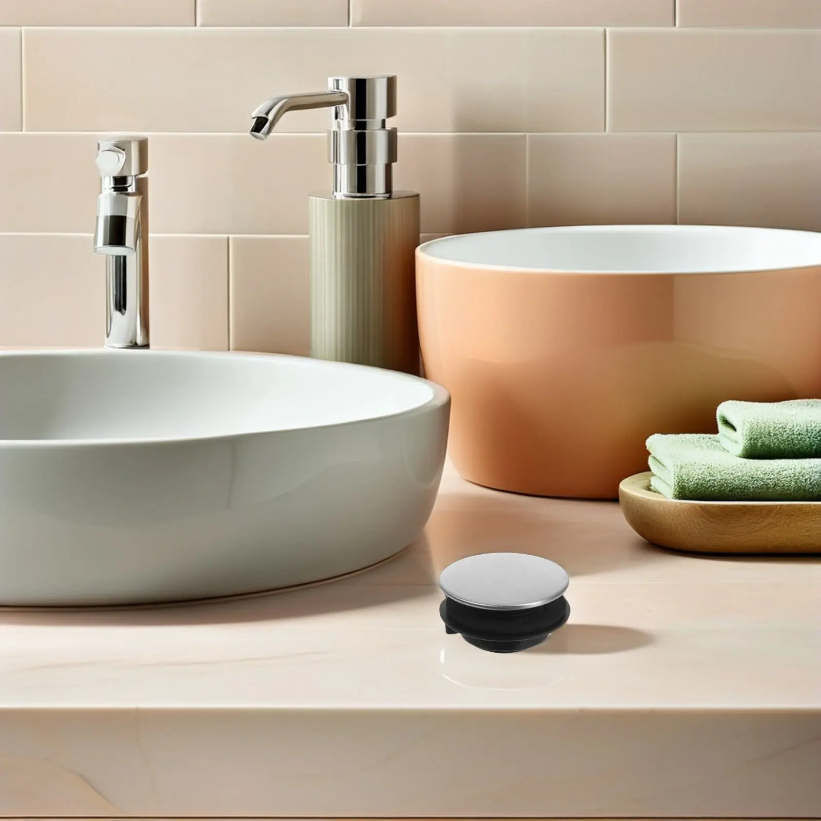 

Комплект из 3 заглушек из нержавеющей стали для отверстий под смеситель/дозатор мыла в раковине, защита от запаха, для кухни и ванной, сменные заглушки из нержавеющей стали