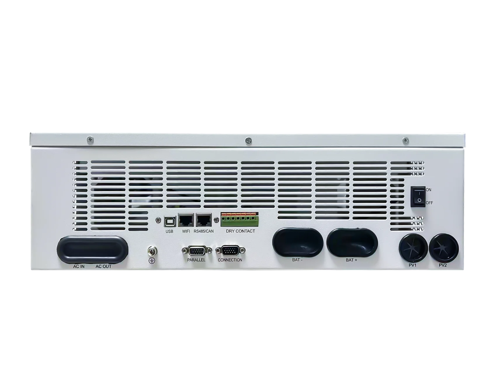 ANENJI 12KW 120V/240VAC Solar Inverter Hybrid 110V Split Phase Parallel 6 Inverter Built-in 2 MPPT view 7