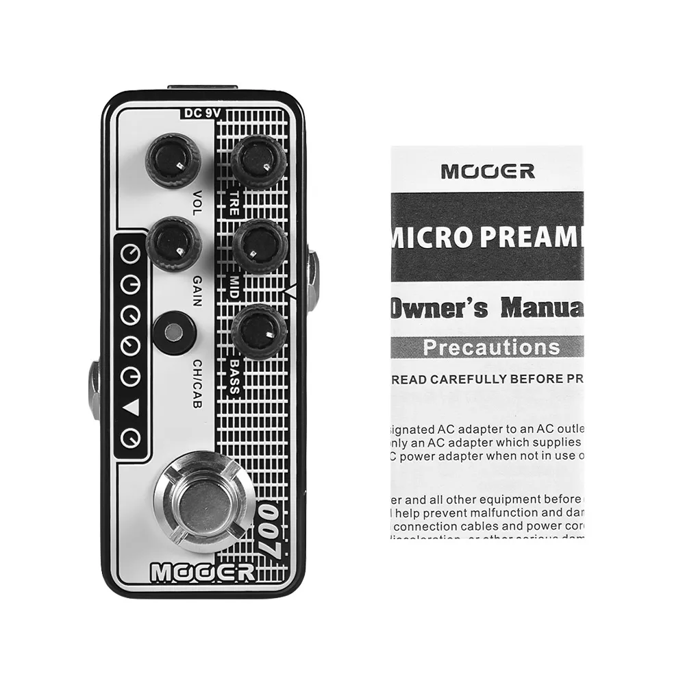 

Mooer 007 Regal Tone Effect Electric Guitar Pedal Digital Preamp Music Instruments Tuning Box Effector Synthesizer Pedal