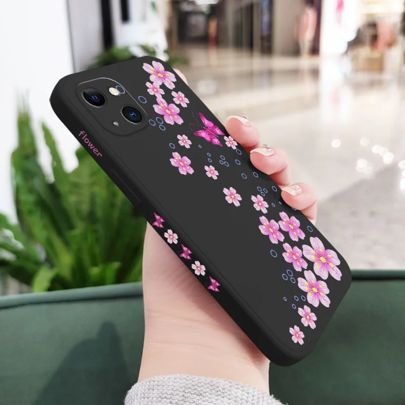 Custodia per telefono Butterfly In Bloom per iPhone 16 15 14 13 12 11 Pro Max Mini X XR XS MAX Plus Cover