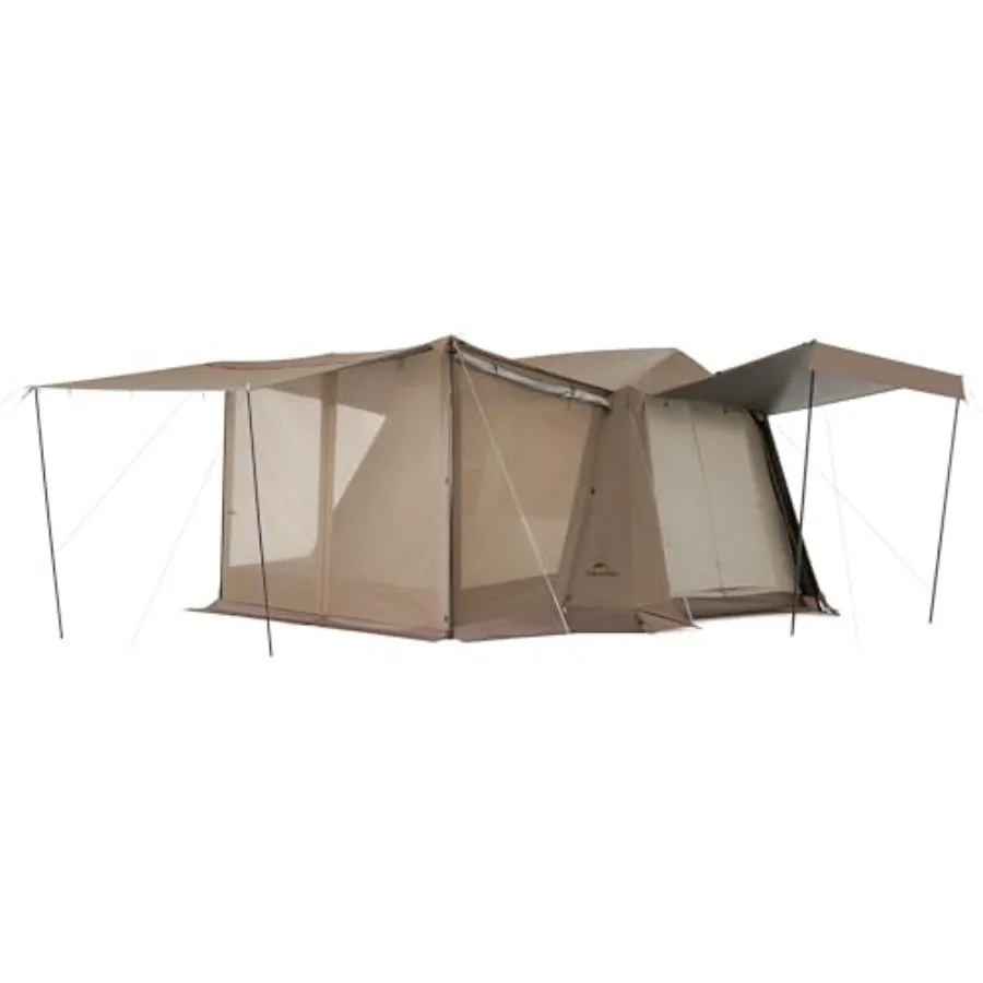 

Палатка Village Instant Tent для 4-8 человек, с полным тентом от дождя, водонепроницаемая, большая, для кемпинга на природе и в автомобиле