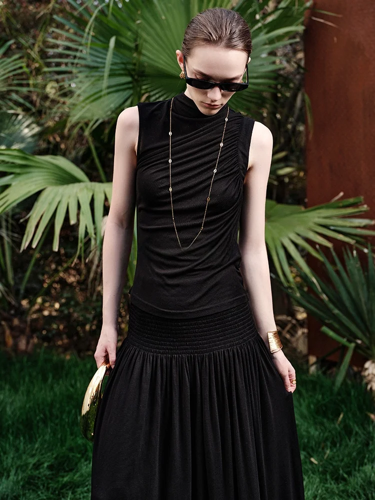 

Комплект Missprins: вязаный топ и юбка с высокой талией, женский модный деловой повседневный костюм-двойка