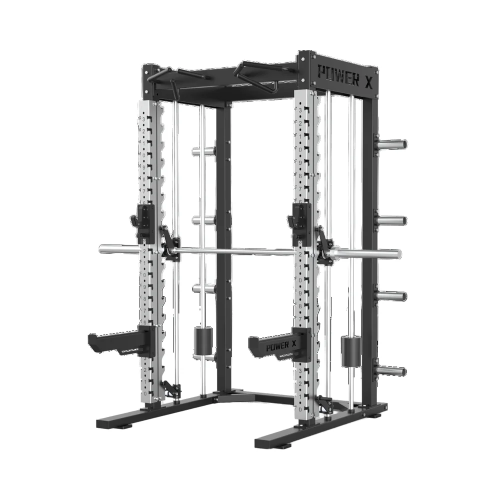 

Heavy Duty Commercial Foldable Fitness Equipment Customized Multi-Functional Smith Machine Squat Rack Wall Mount Made of Steel