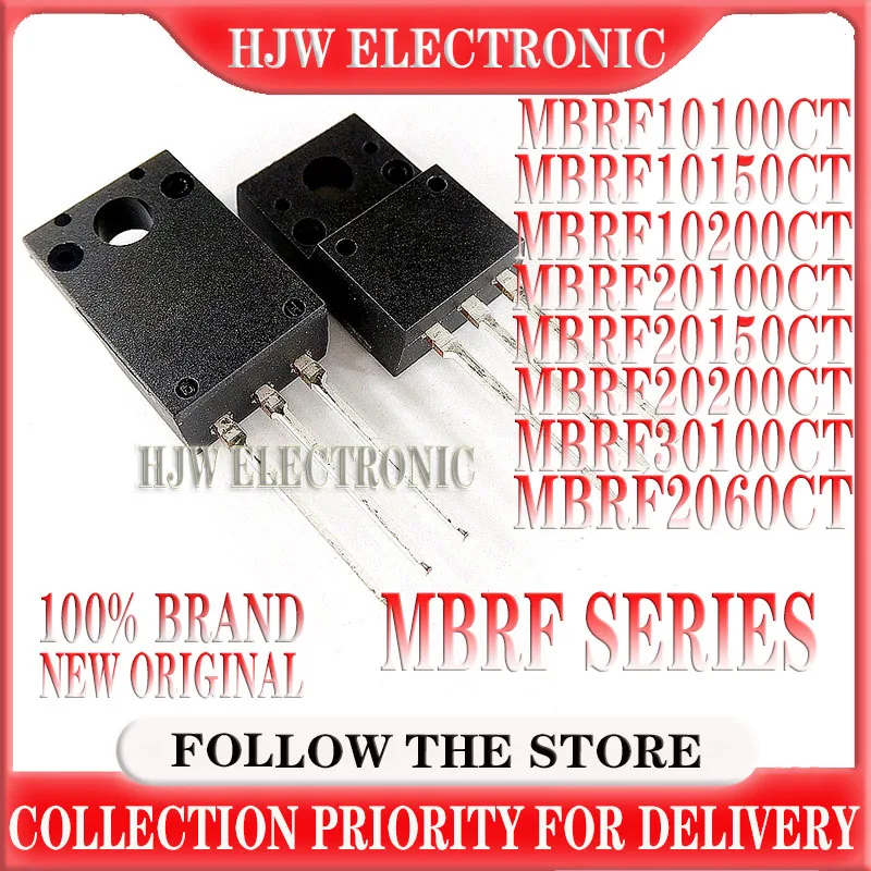 10PCS TO-220F MBRF20100CT MBR20100CT 20100CT MBRF10100CT MBRF10150CT MBRF10200CT MBRF20150CT MBRF20200CT MBRF30100CT MBRF2060CT