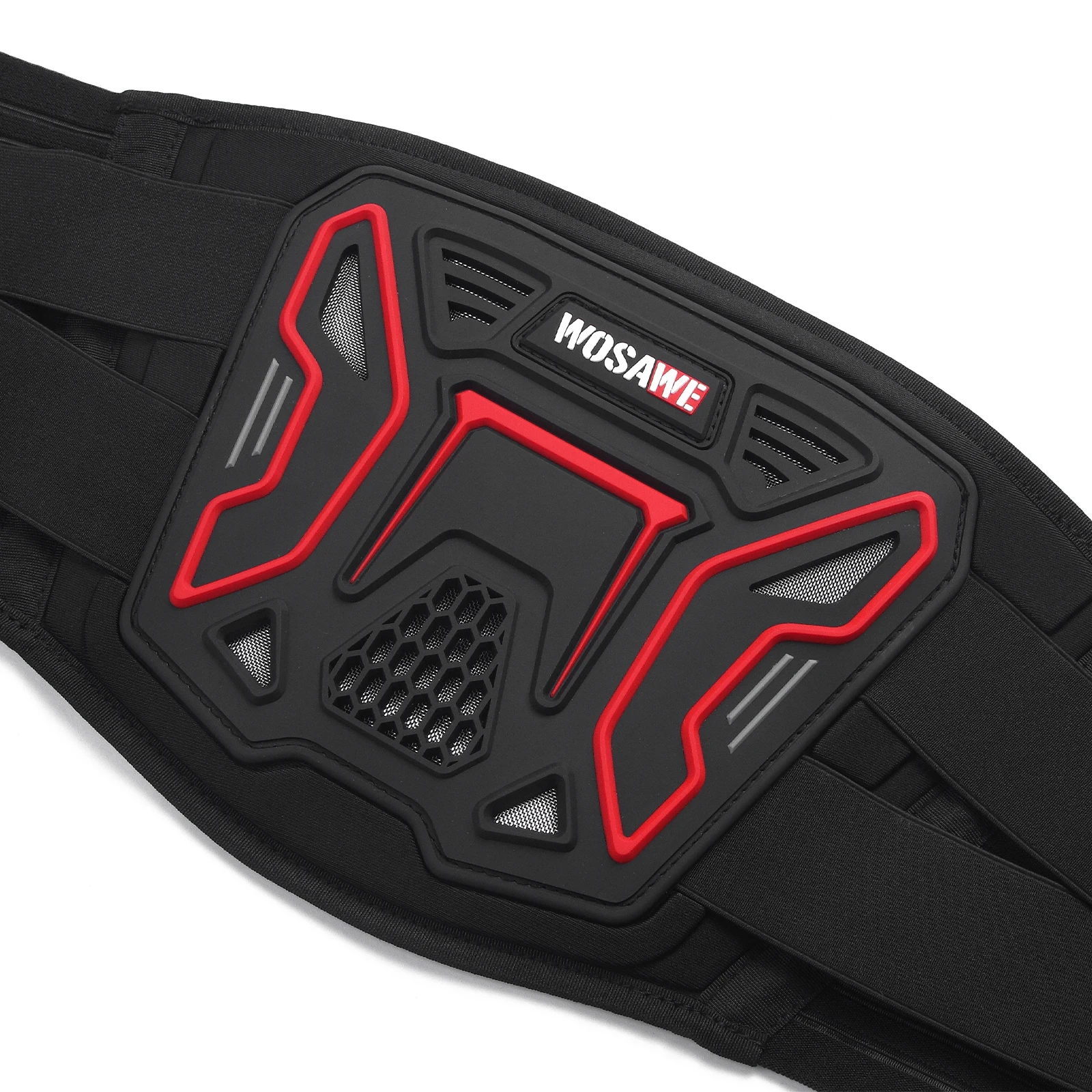 WOSAWE Motorcycle Lumbar Support Belt Riding Lower Back Protector Motocross Enduro Spine Protection EVA Cushion Guard