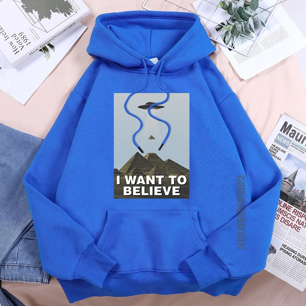 I Want To Believe Graphic Women Hoody Harajuku Vintage Hoodies Printed Hip Hop Oversized Hoodie 2021 Fashion Female Streetwear