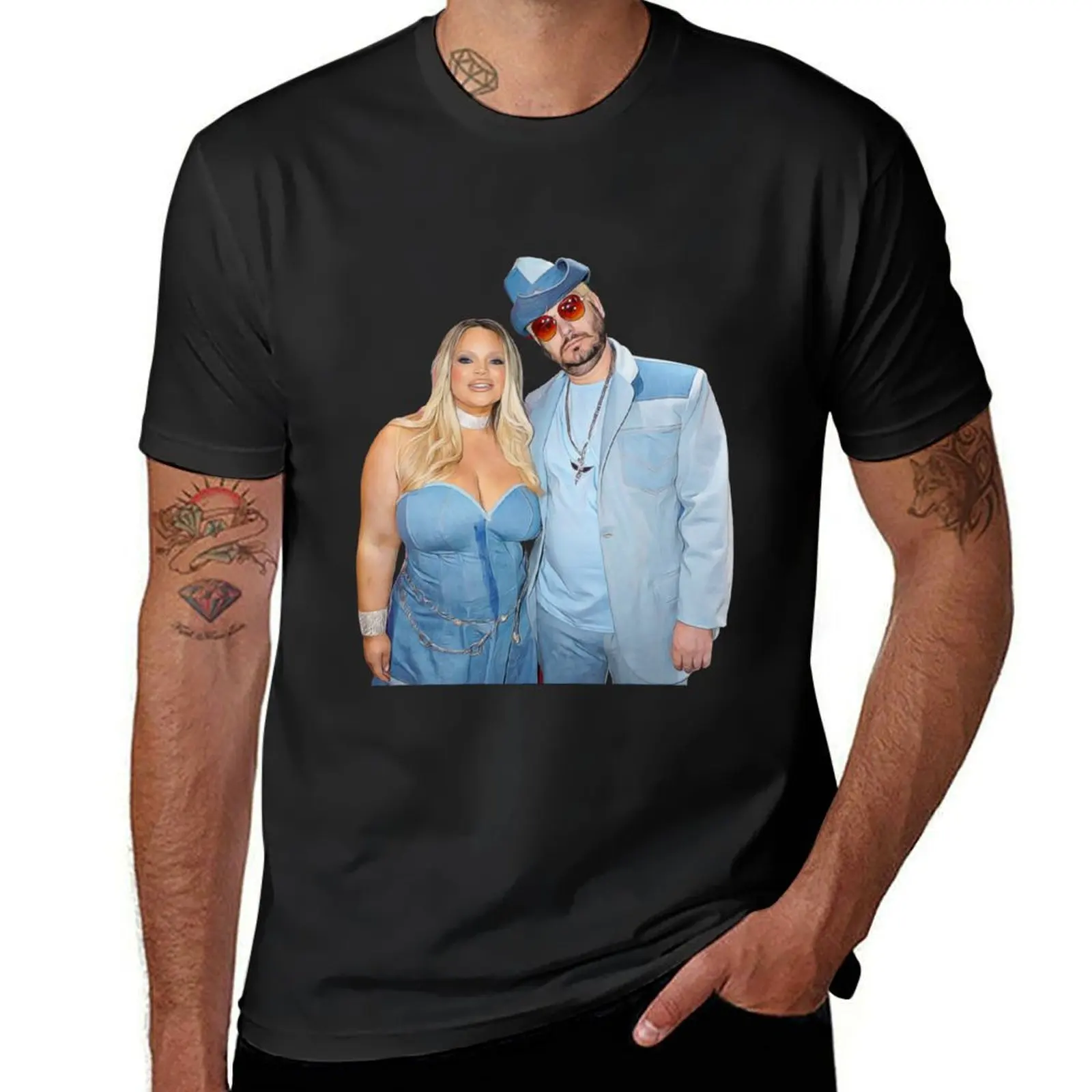 Frenemies - Trisha Paytas & Ethan Klein T-Shirt hippie clothes summer clothes vintage clothes big and tall t shirts for men