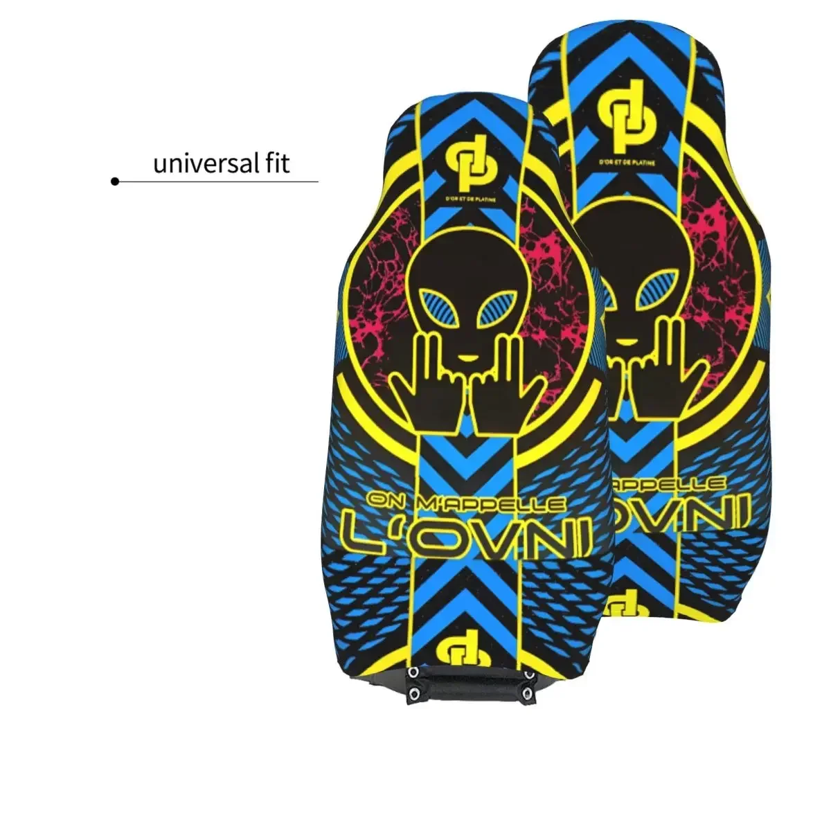 JuL C'est Pas Des Lols Funda Universal Para Asiento Coche Para La Mayoria Los Coches AUTOYOUTH Rapero French Cojín Para A #5