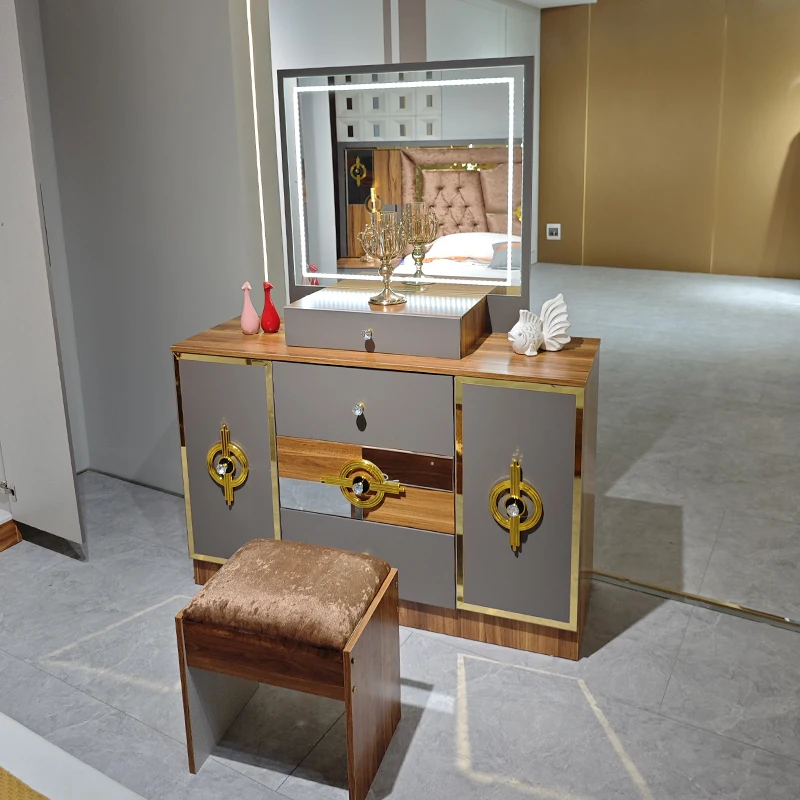 &Ensemble Chambre a Coucher Complet Lit Moderne Wooden King Size Bed Home Queen Luxury Full Bedroom Sets Furniture
