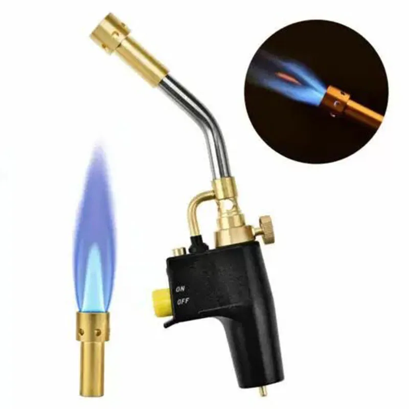 MAPP Propane Welding Torches Plumbing Soldering Tool Metal Flame Gun Brazing Welding Quick Fire Solder Gas Burner new