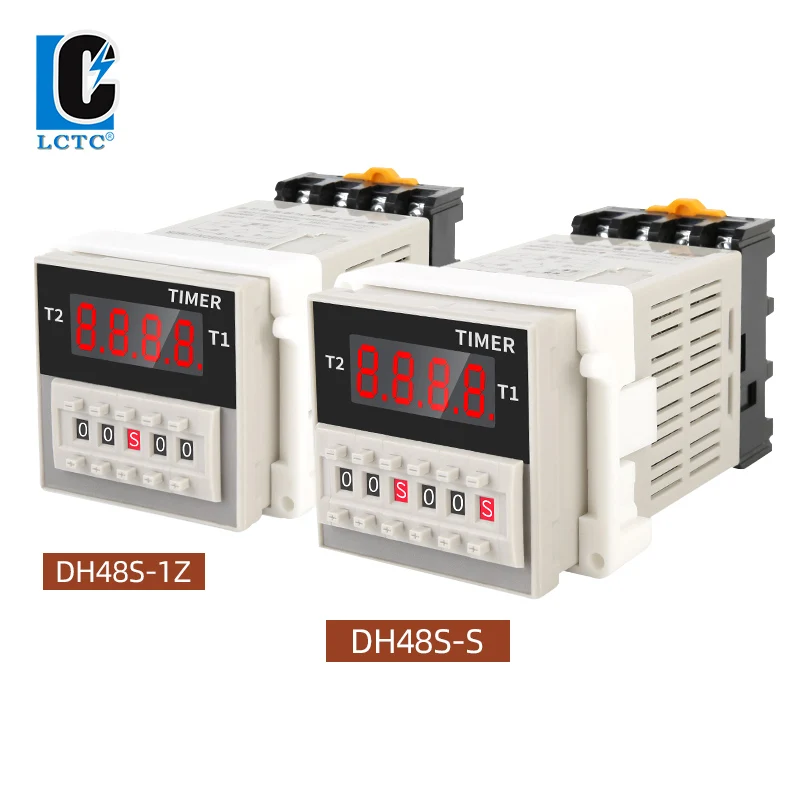 Digital display time relay DH48S-S cycle delay relay 220V 110V 12V 24V Time controller timer  switch TIMER Timer hourly