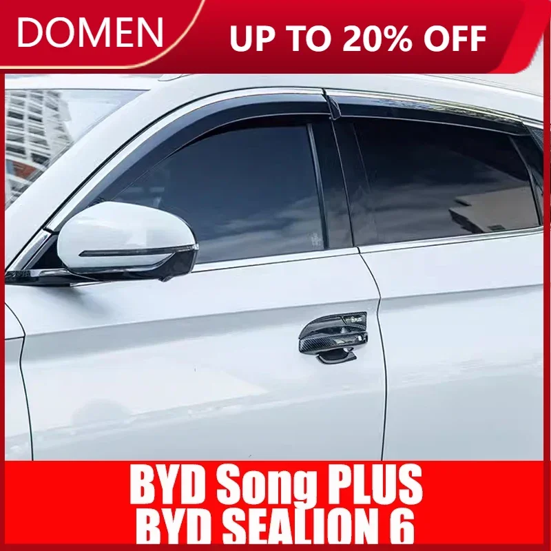 

Для BYD Seal U Sealion 6 Song Plus DMI 2024, оконный козырек, навесы, вентиляционные шторы, дефлектор от солнца и дождя, автоаксессуары