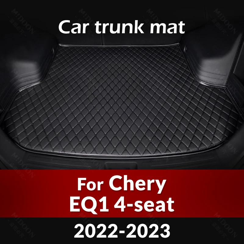 Car Trunk Mat For Chery EQ1 4-Seat 2022 2023 Custom Car Accessories Auto Interior Decoration