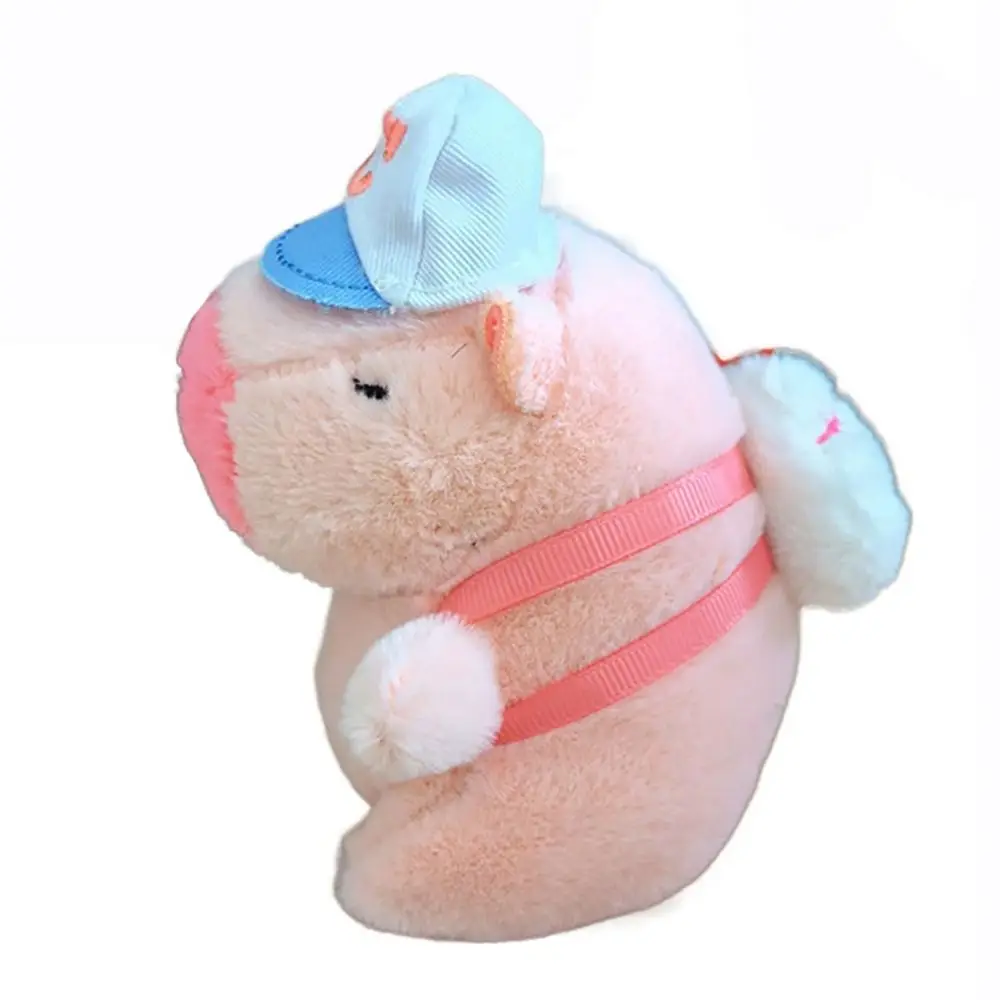 

Kawaii Pink Plush Capybara Keychain Toy Cute Cartoon Capybara Pendant Accessories Bag Decoration Capybara Doll Kids