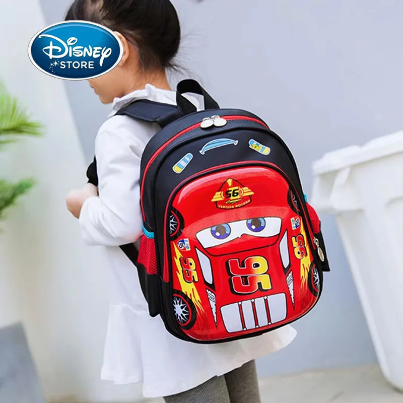 

Disney Cars 2 Racing Car Number 95 Lightning McQueen Backpack 3D Cartoon Boy School Bag Backpack Birthday Gift For Kid Bookbag