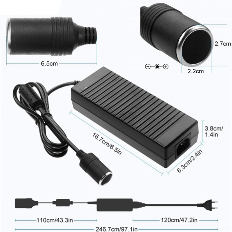 Convertidor de adaptador de corriente, convertidor de corriente de 110V/ 220V a 12V, 2A, 3A, 5A, 6A, 8A, 10A, 15A