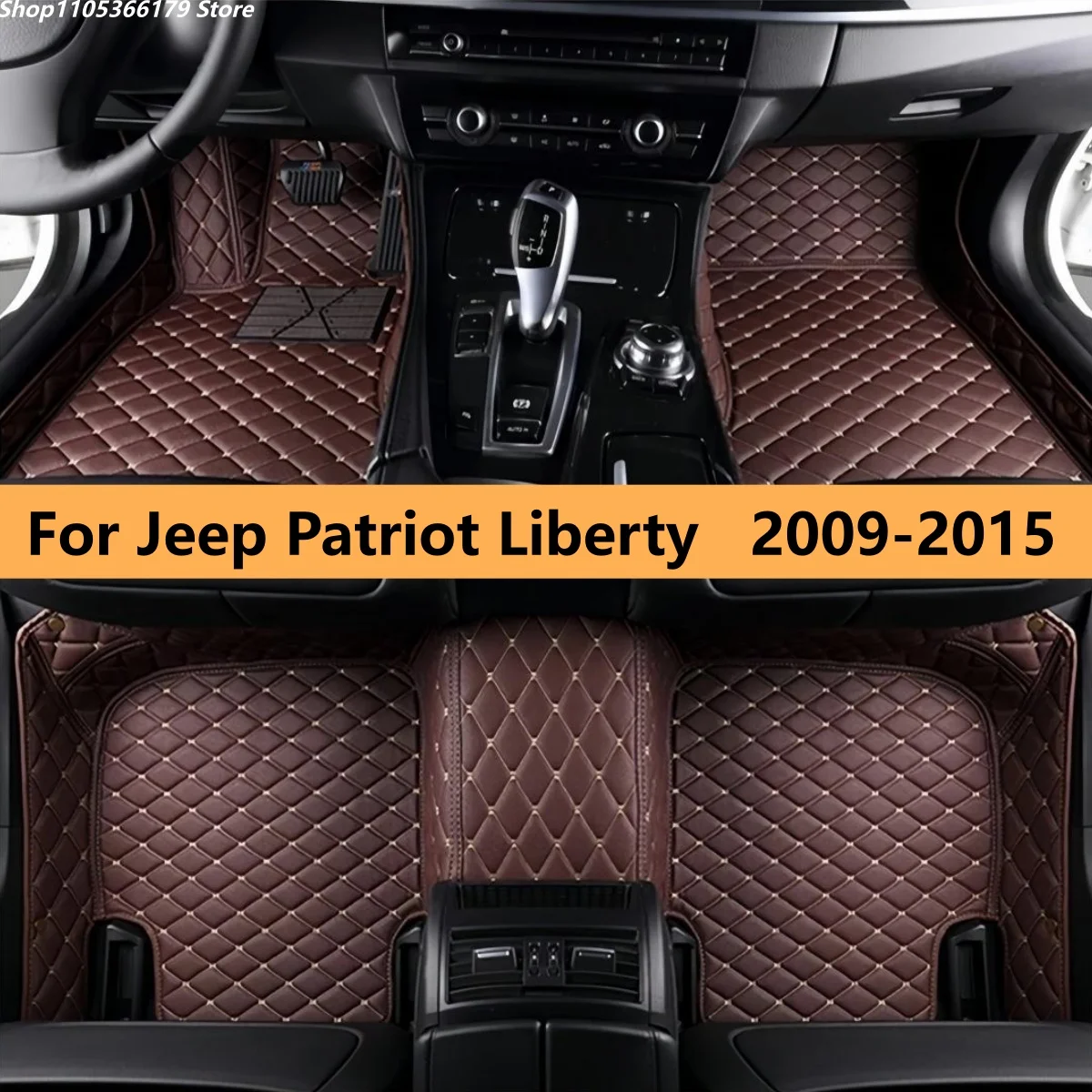 Auto Floor Mats Fit For Jeep Patriot Liberty 2009 2010 2011 2012 2013 2014 2015 Waterproof Tapetes Para Carro Car Floor Mats