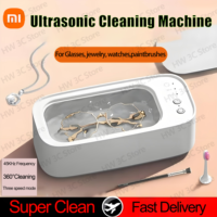 Xiaomi New Ultrasonic Glasses Cleaning Machine 360° 45KHZ Ultrasound Jewelry Cleaner Machine High Frequency Ultrasonic Cleaner