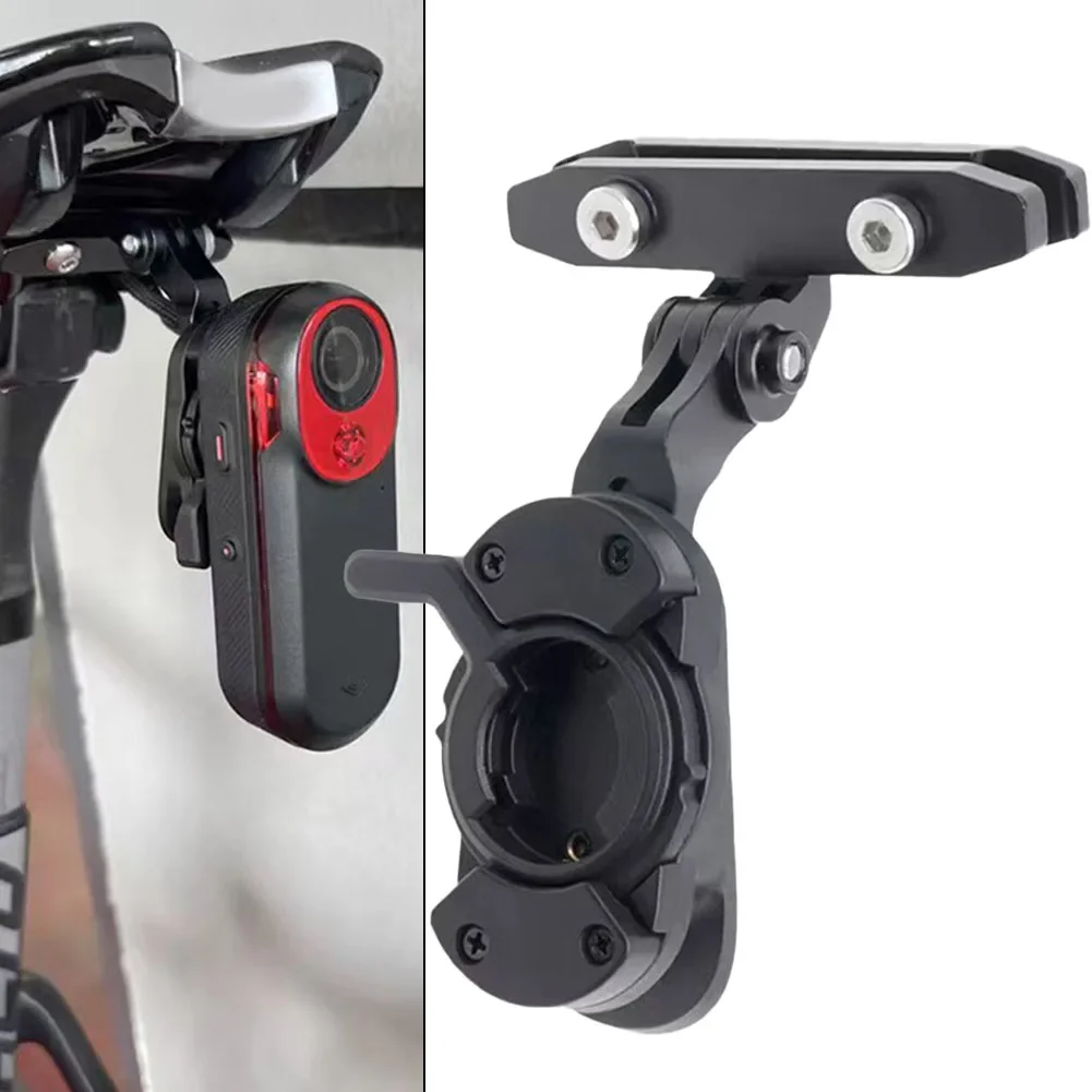 

1 Set Saddle Supports Bicycle Tail Light Saddle Mount Bracket Black For-Garmin Varia Rearview RCT715 Bicycle Accessories